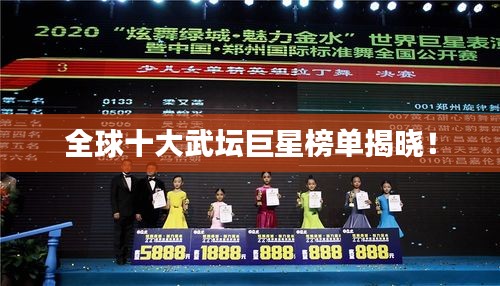 全球十大武壇巨星榜單揭曉！