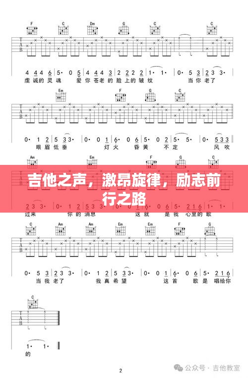 吉他之聲，激昂旋律，勵志前行之路