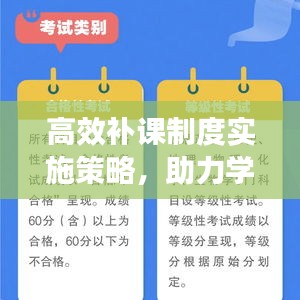 高效補課制度實施策略，助力學(xué)業(yè)提升！