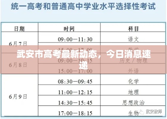 武安市高考最新動(dòng)態(tài)，今日消息速遞