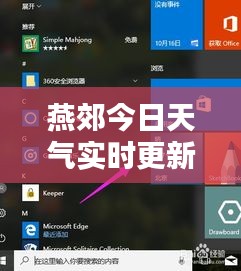 燕郊今日天氣實時更新，最新動態(tài)報告
